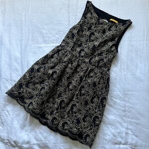 Alice + Olivia brocade open-back dress